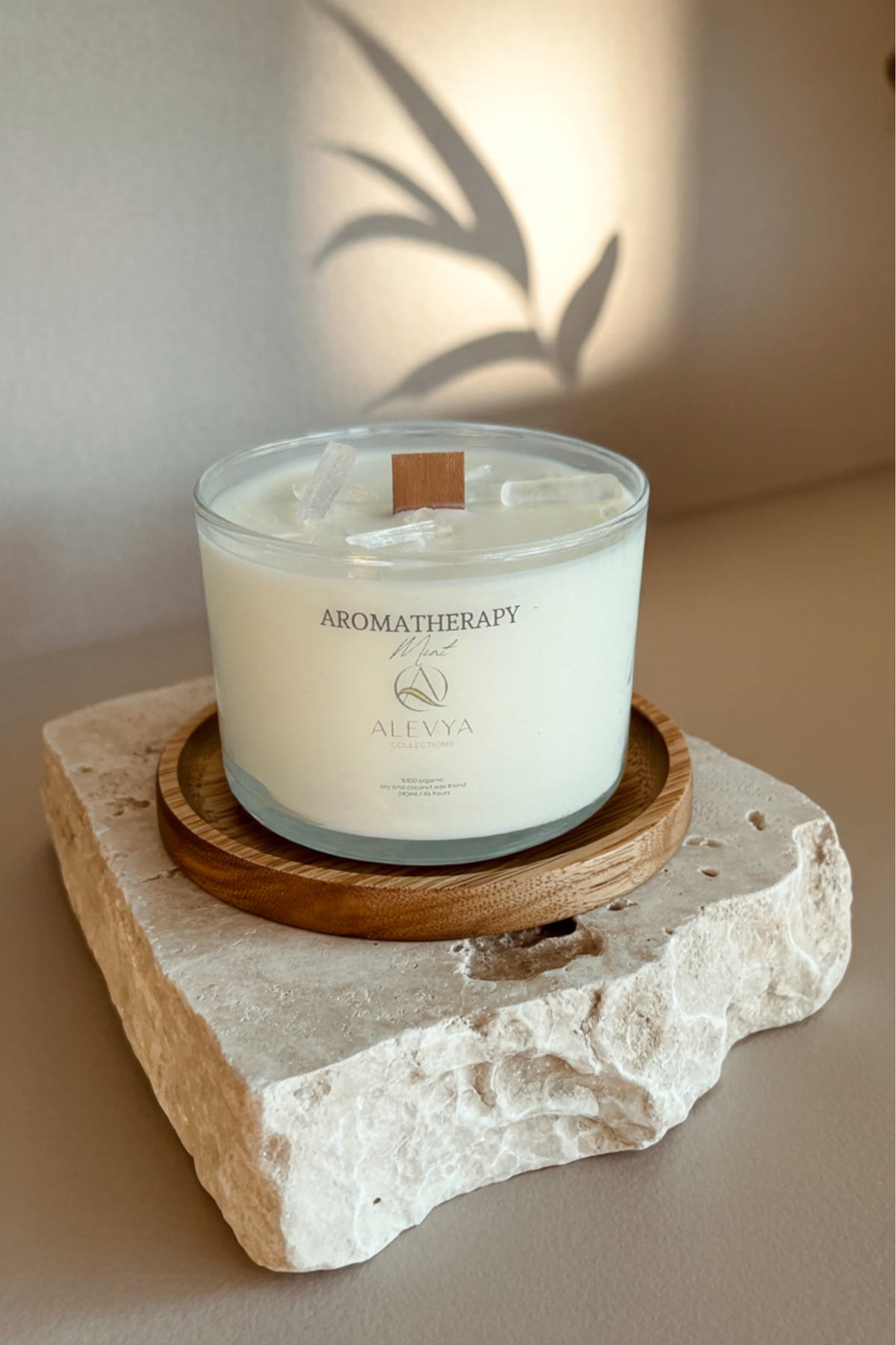 Aromaterapi Serisi - Nane / Qr Kodlu Özel Playlist / Premium Soya-Coconut Wax Karışımı /240ml