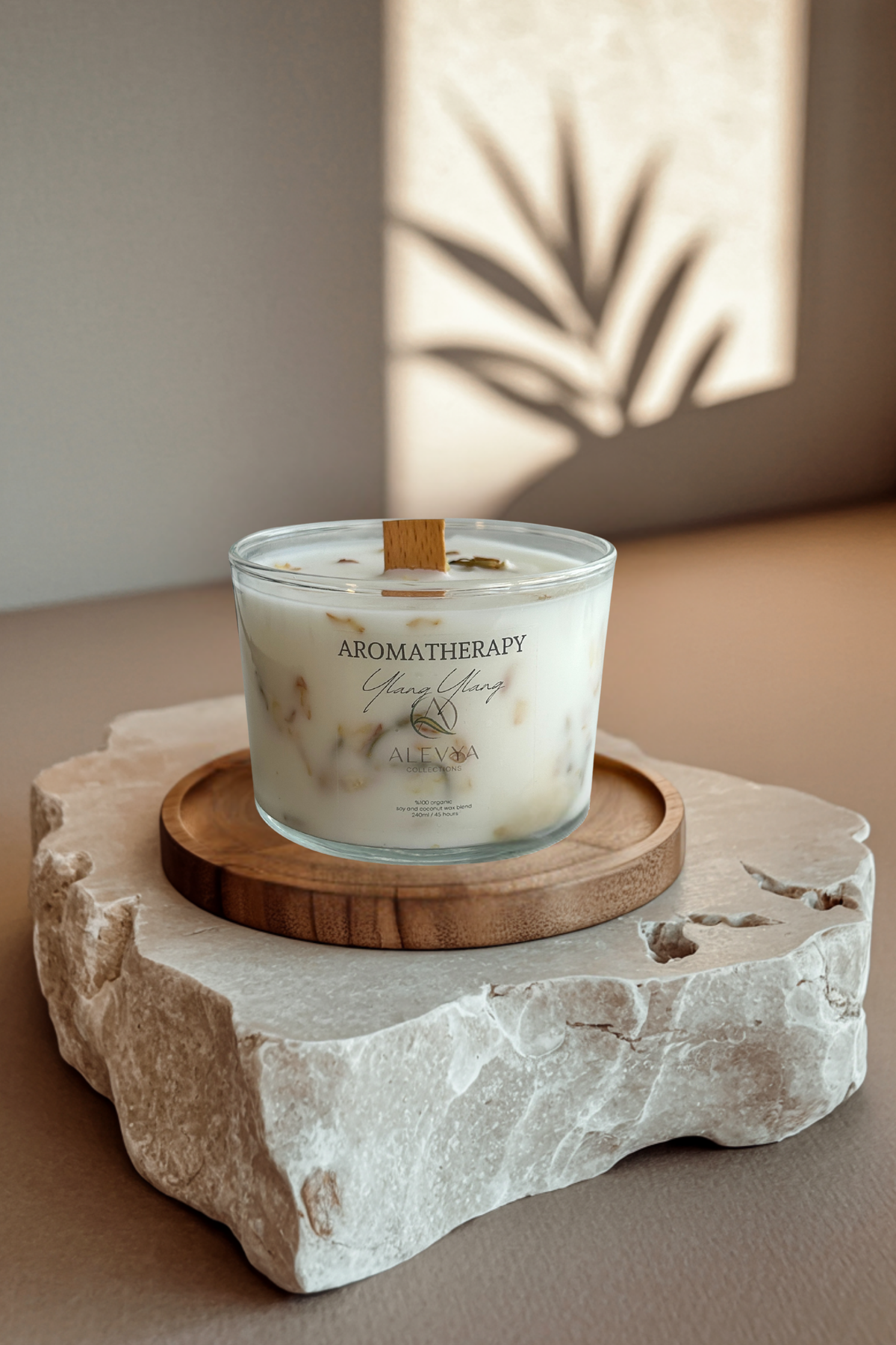 Aromaterapi Serisi – Ylang Ylang / Özel Playlist / Premium Soya-Coconut Wax Karışımı /240ml